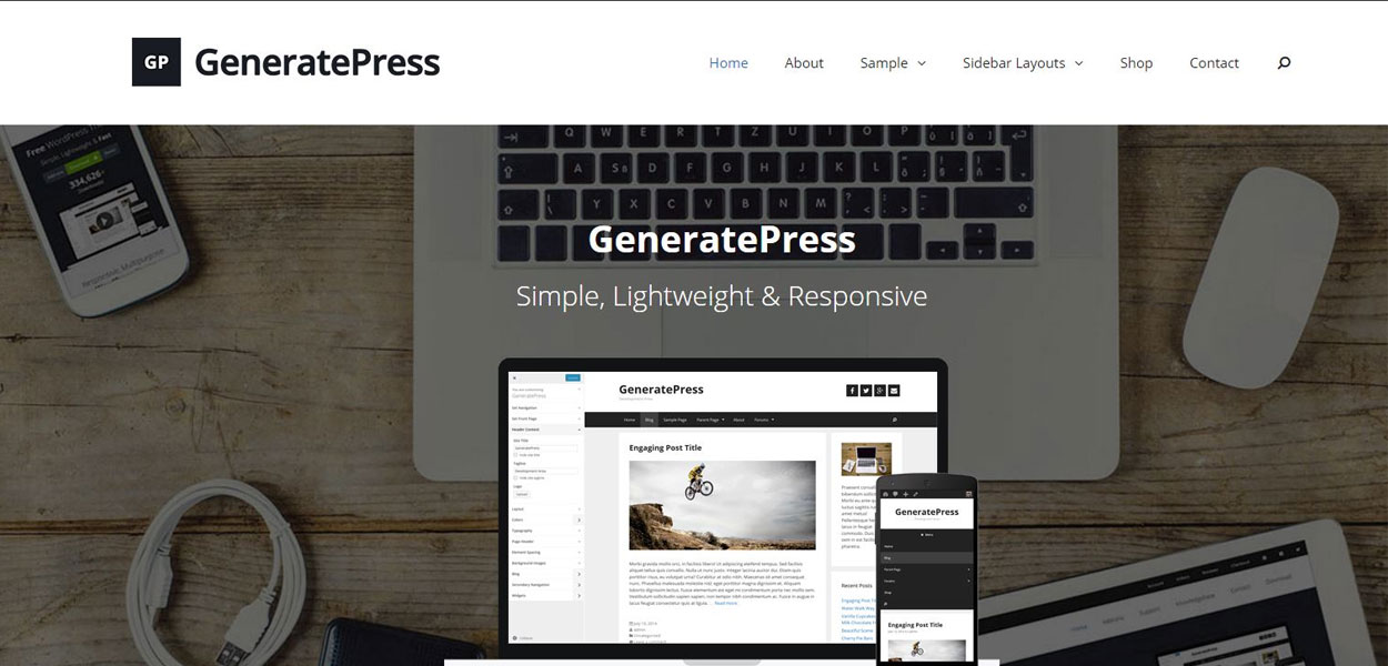 آشنایی با افزونه صفحه‌ساز GeneratePress