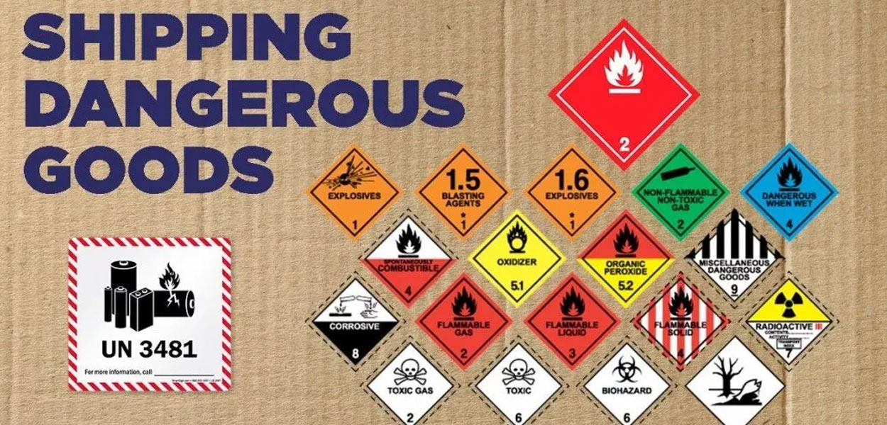 کالاهای ممنوعه پستی - مواد شیمیایی خطرناک
