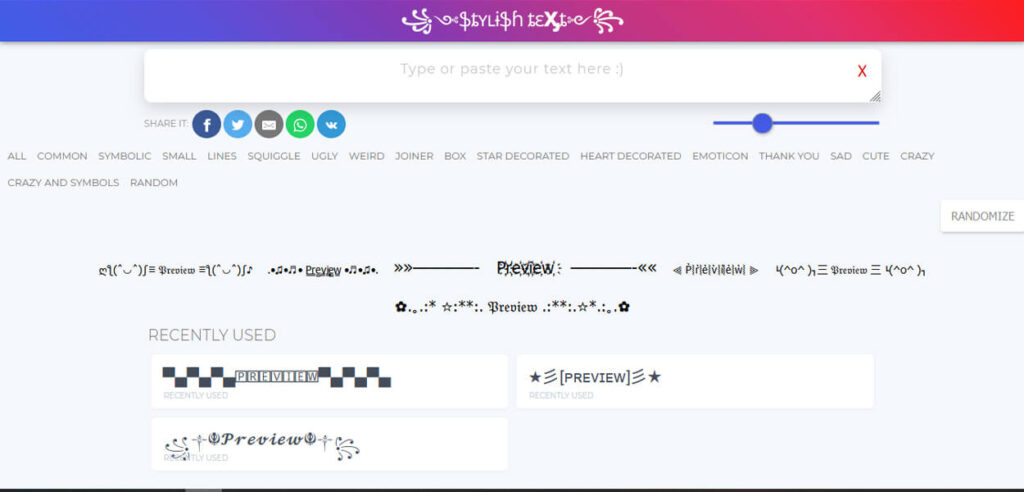 تغییر رنگ متن و فونت اینستاگرام