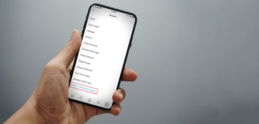 نحوه تغییر حساب شخصی اینستاگرام به بیزنس اکانت